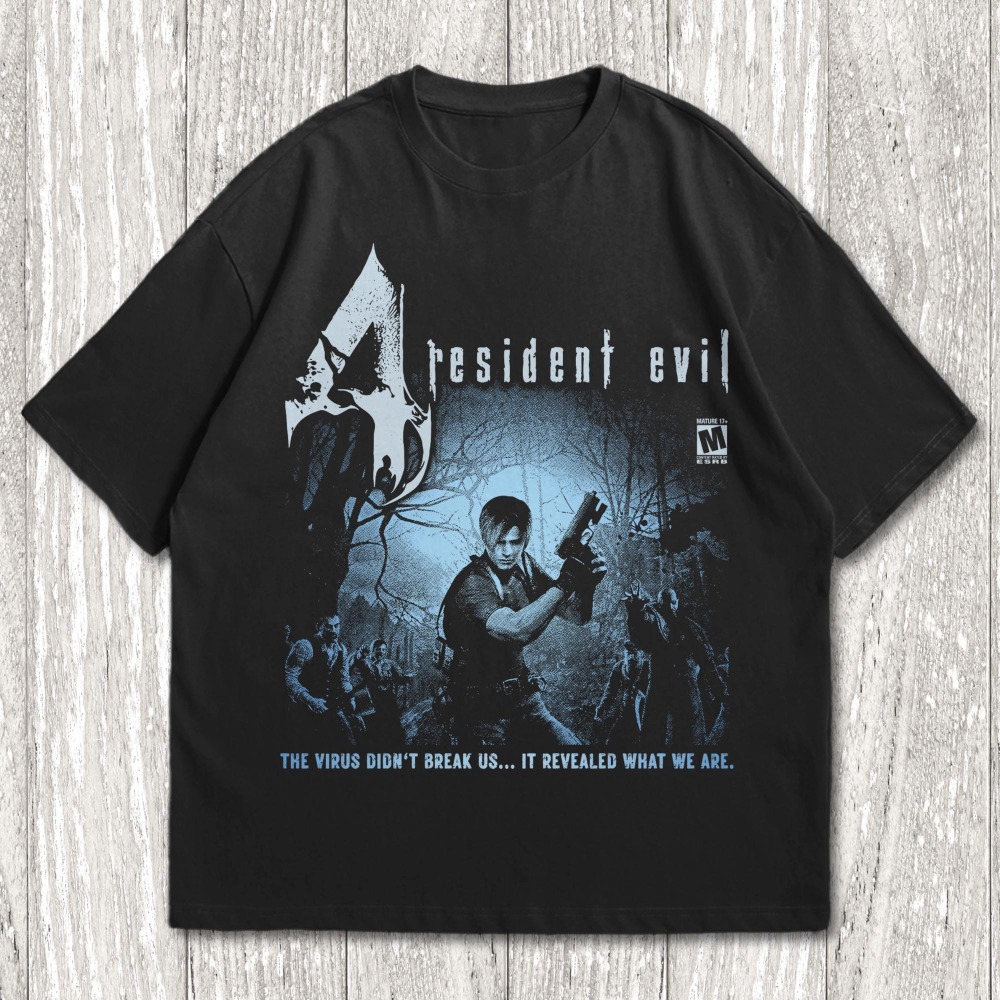 Board Game Resident Evil - Resident Evil 4, Horror-Videospiel-Film-T-Shirt, Sommerliches neues