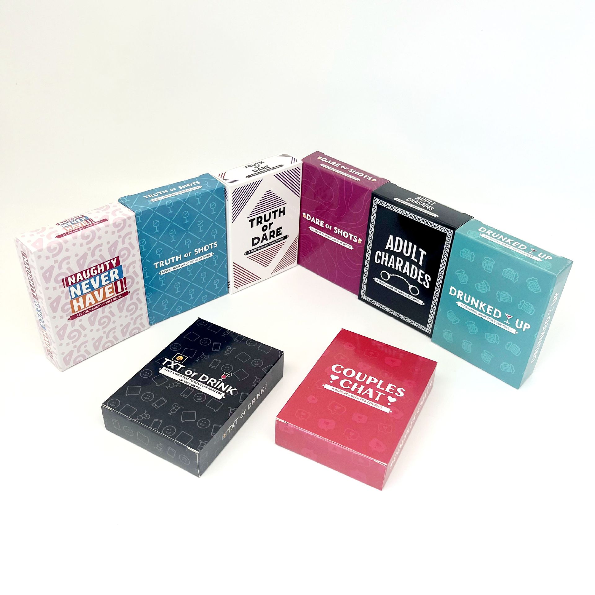 Board Game Unmatched - Mehrere Versionen des frechen Erwachsenen-Partyspielsets „Wahrheit
