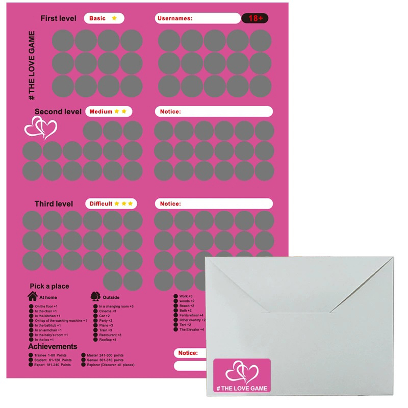 Board Game Unmatched - 1 Stück 100 Sex-Positionsspiel für Paare