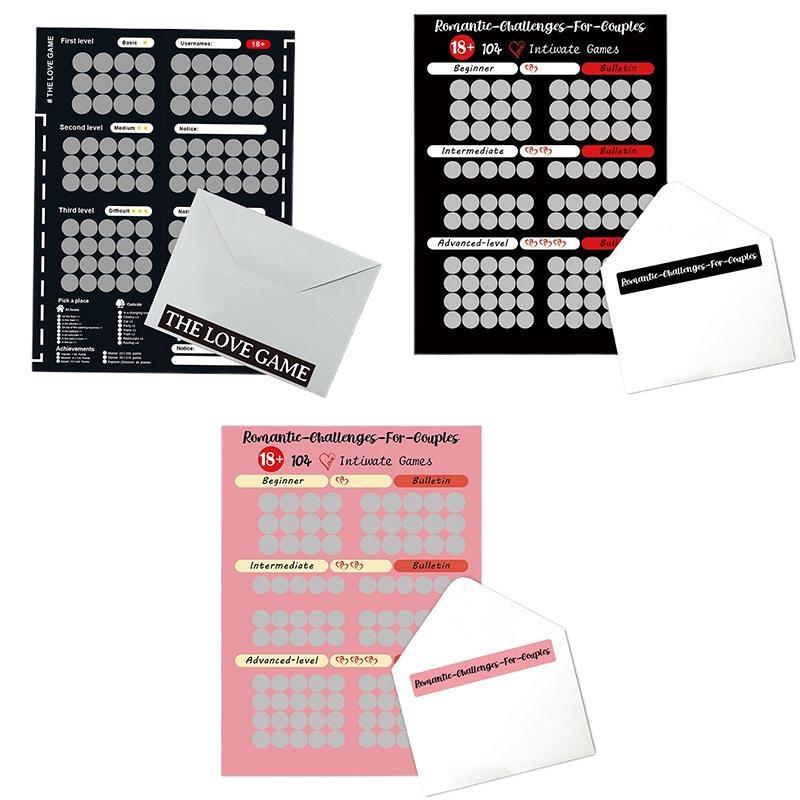 Board Game Unmatched - 100 Sex-Positions-Spiel für Paare, Sex-Positions-Grab-Board-Poster, Liebesspiel,