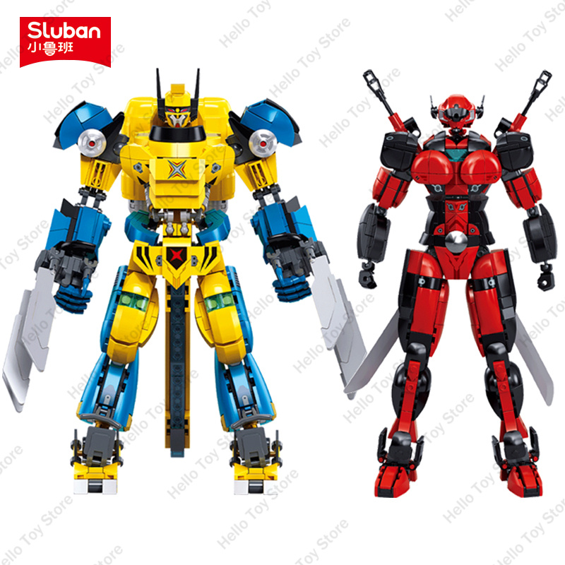 Board Game Unmatched - Neue Sluban Mecha Modell klassische Superhelden