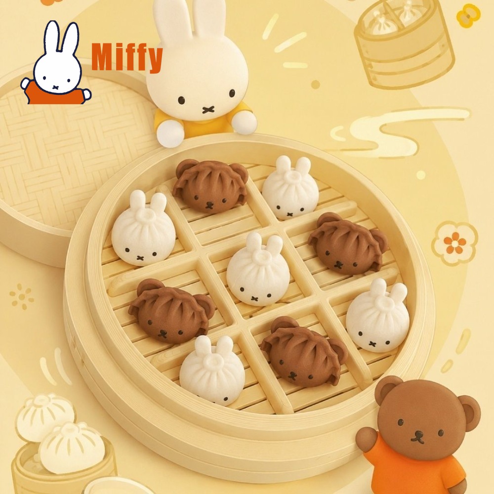 Board Game Unmatched - Kawaii Miffy Tic Tac Toe Spiel