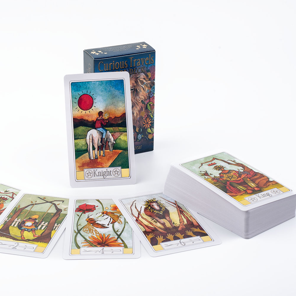 Board Game Illustration - Curious Travels Tarot, 10,3 x 6