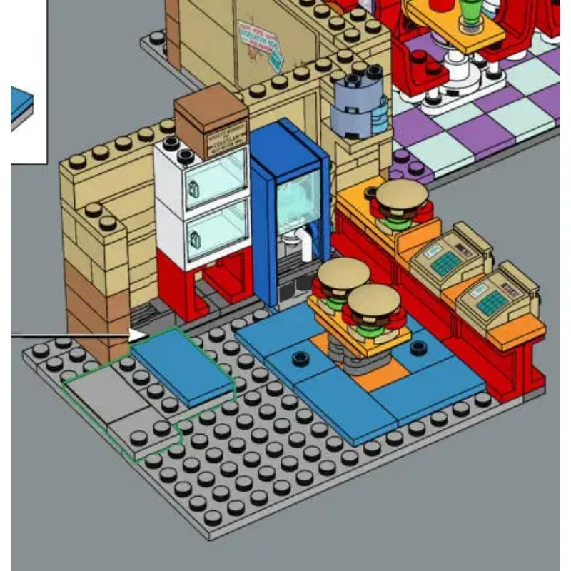 Hamburger-Shop-Modell-Baustein – Lego Set Technic Bewertung und Preis
