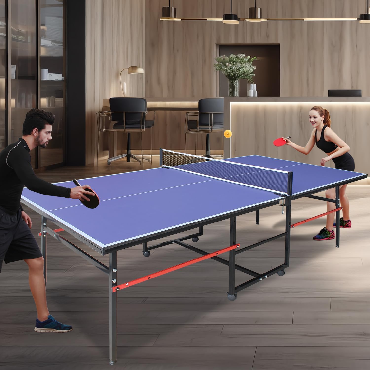 8 Fuß tragbarer Ping-Pong-Tisc – Board Game For 3 Players Bewertung und Preis