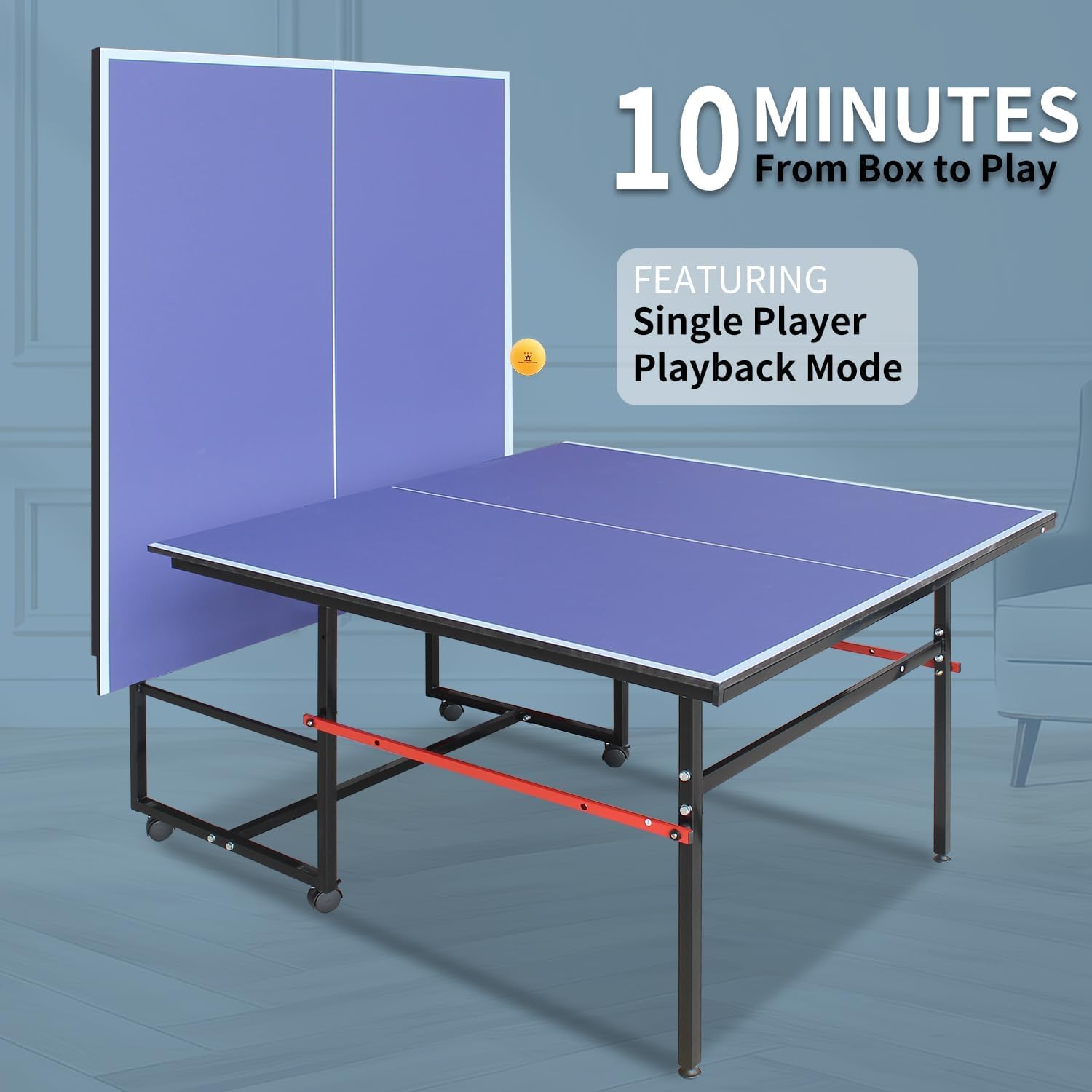 8 Fuß tragbarer Ping-Pong-Tisc – Board Game For 3 Players Bewertung und Preis