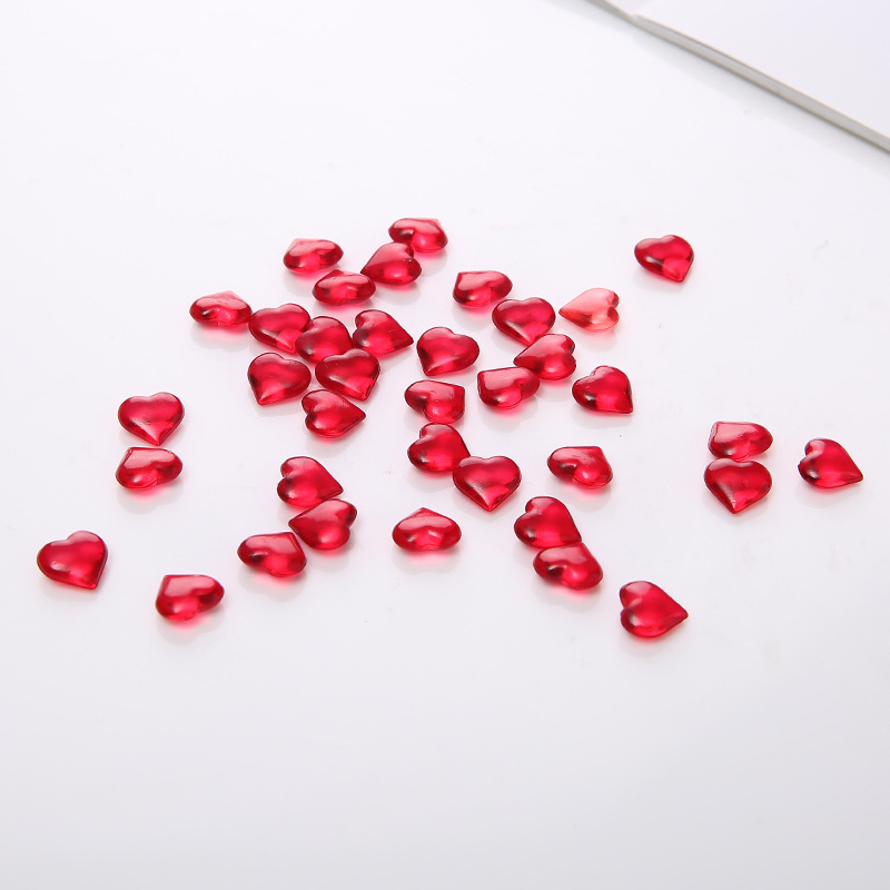 100PCS 10*4mm Herz Form Acryl  – Board Game Illustration Bewertung und Preis