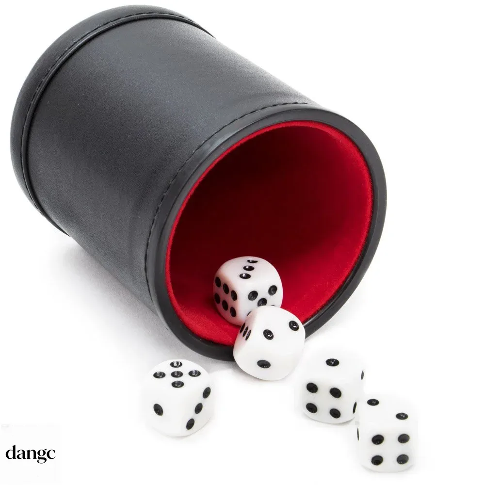 Leder-Würfelbecher mit Deckel, – Board Game Yahtzee Bewertung und Preis