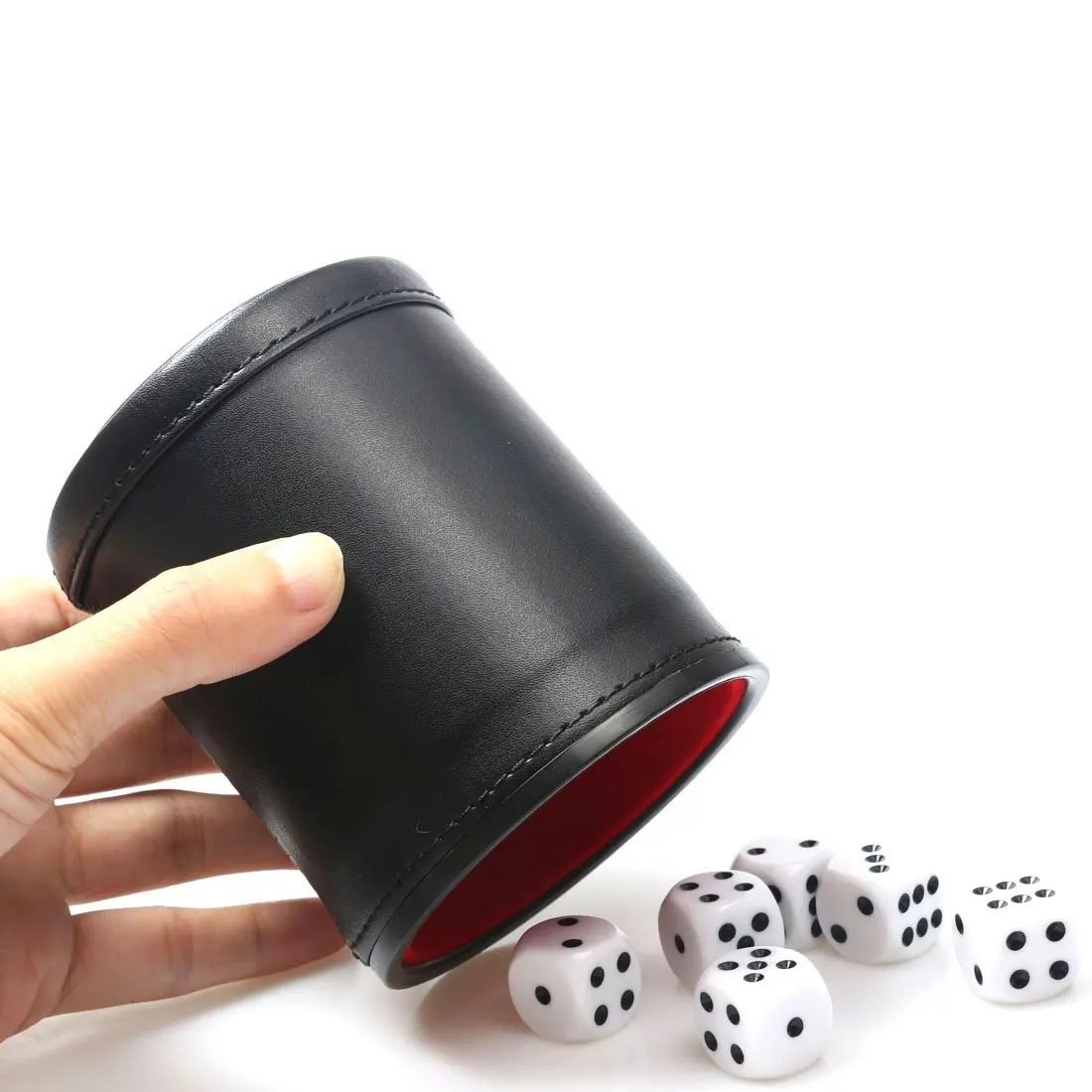 Leder-Würfelbecher mit Deckel, – Board Game Yahtzee Bewertung und Preis