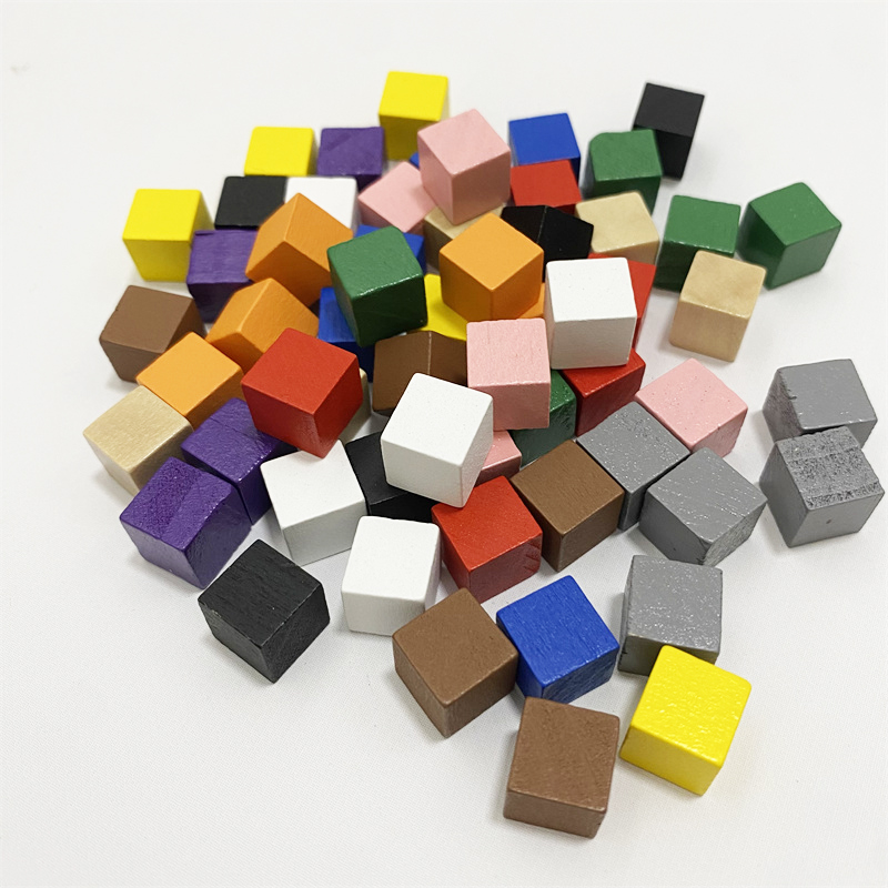 50 Teile/lose 10mm Bunte Holz  – Board Game Illustration Bewertung und Preis