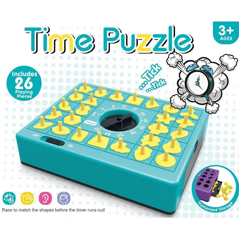 Zeitbrett-Puzzle für Kinder, L – Board Game Zone Bewertung und Preis