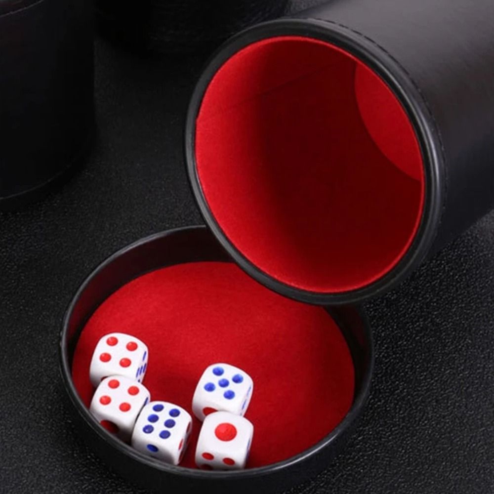 Lederwürfelbecher mit Deckel,  – Board Game Yahtzee Bewertung und Preis