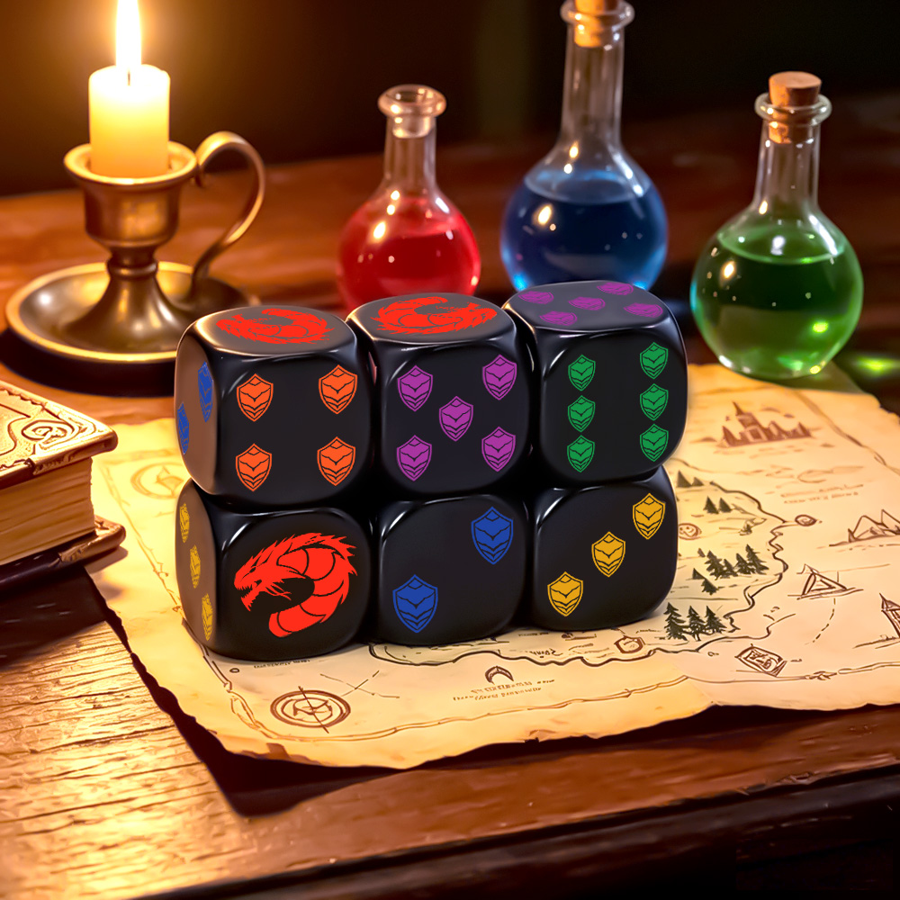 6-teiliges Drachenschild-Wappe – Board Game Night Bewertung und Preis