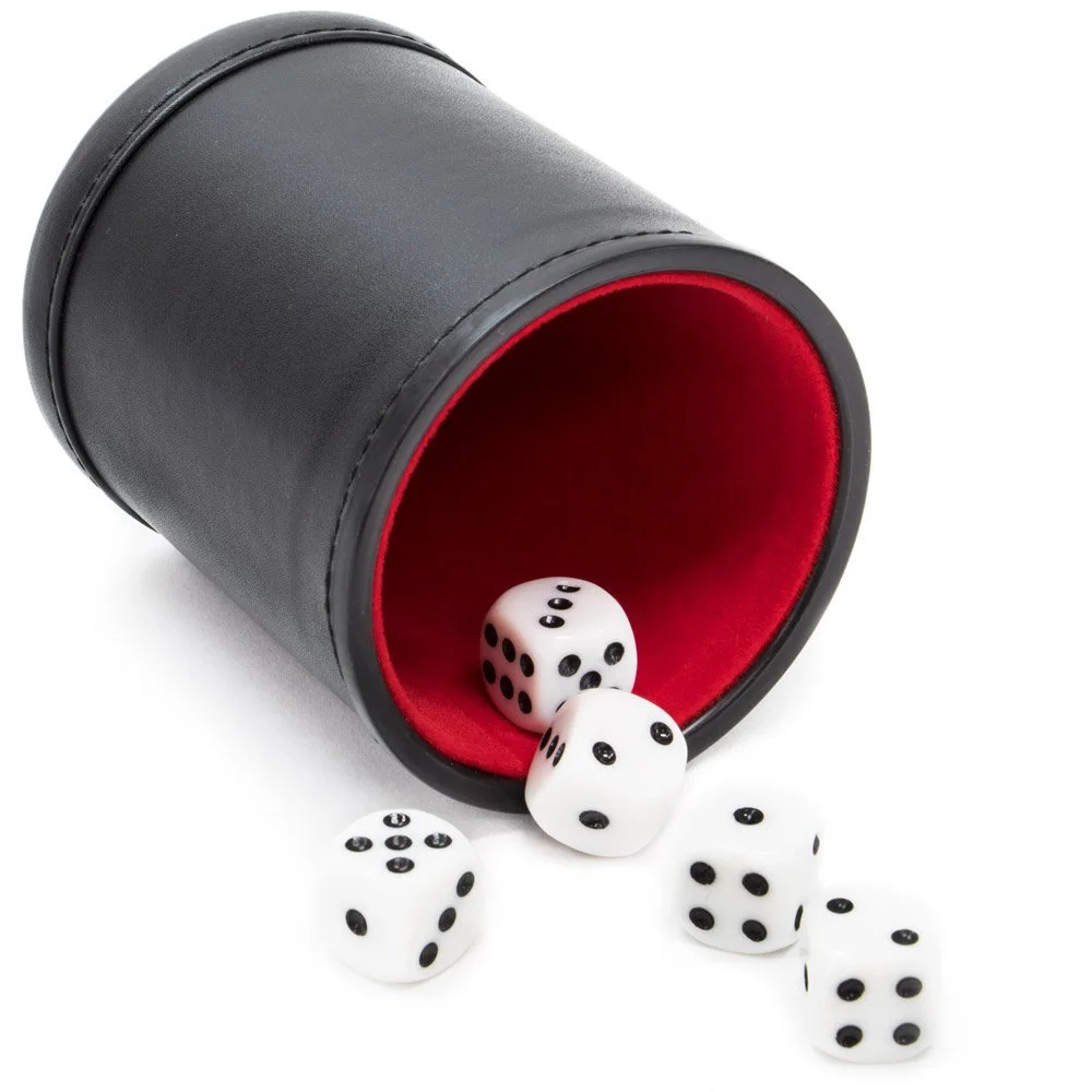 Lederwürfelbecher mit Deckel,  – Board Game Yahtzee Bewertung und Preis